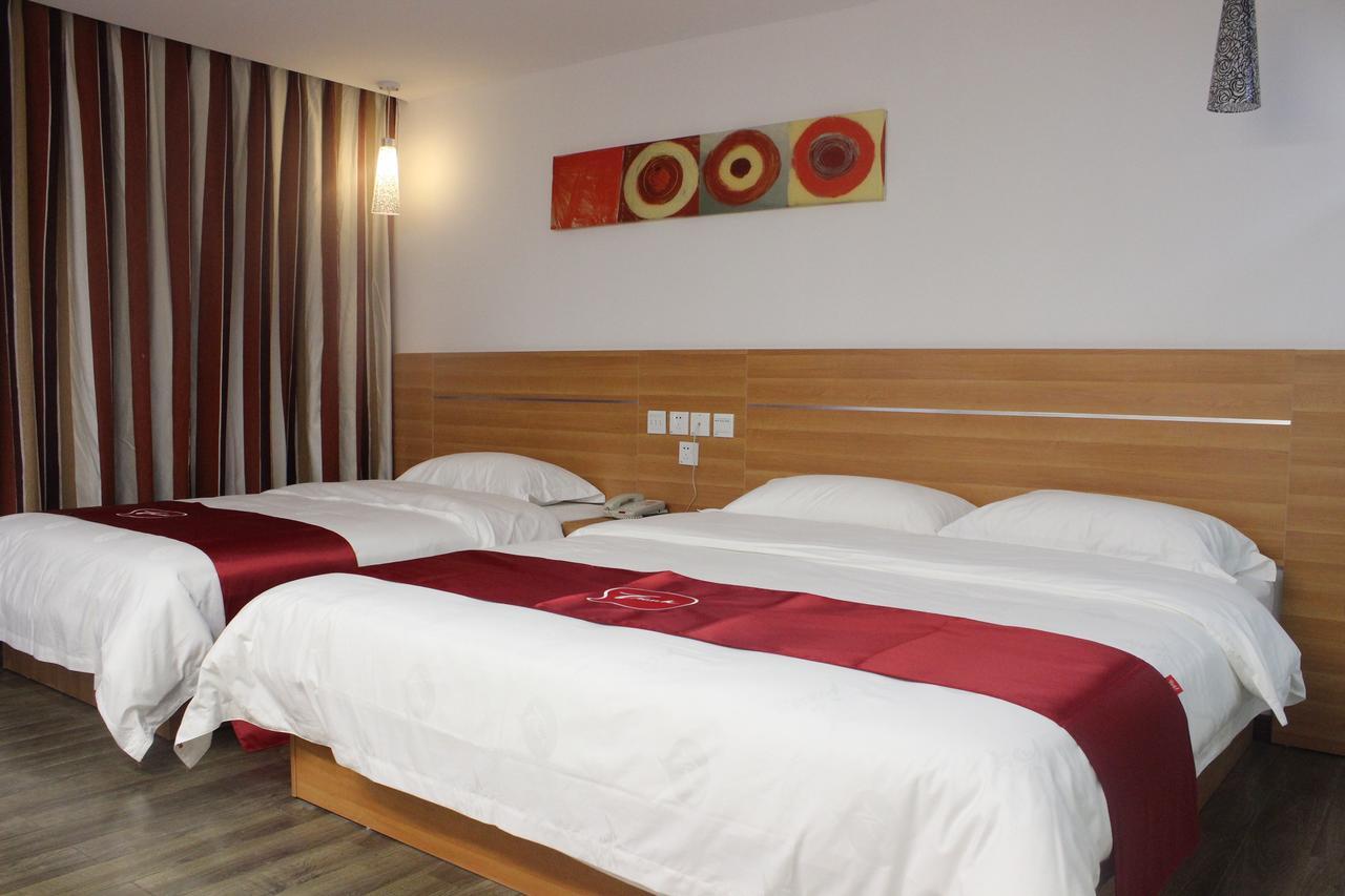 Thank Inn Chain Hotel Guangdong Shenzhen Baoan International Airport Bagian luar foto